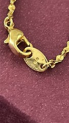 Gold Tone Blue Oval Rhinestone Halo Pendant Necklace Elegant Vintage Style