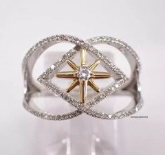 1.50Ct Round Cut Real Moissanite Solitaire Engagement Ring 14K White Gold Plated