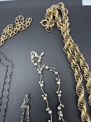 Lot Of 5 Necklaces Vintage To Now – Some Signed LC PD And Austrian Crystal B44