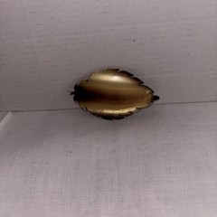Hand Made In Russia Leaf Brooch