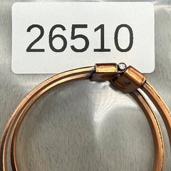 Vintage Matisse Bracelet Copper Tone Enamel Signed 6.5”