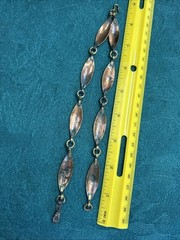 Vintage Maya Mexico Men Or Women’s Hammered Copper Bracelet 8.5”large Wrist 30 g