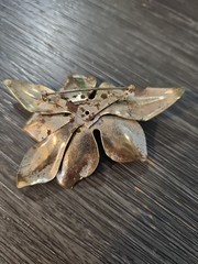 Vintage Brooch 5 Leaf Bloom – No Brand