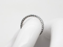 Designer $1800 .75ct VS Genuine Blue Diamond 18k White Gold Wedding Band Ring