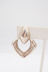 Vintage Sterling Silver 925 Clip On Earrings