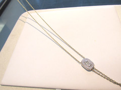 Beautiful Diamond Y Drop or Bolo Necklace 14k Gold One Size Fits All MAKE OFFER