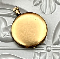 Antique Victorian Daggett Clap D&C Gold Filled Photo Locket