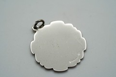 Vintage Sterling Silver Happy Birthday Charm 2.7cm JB39
