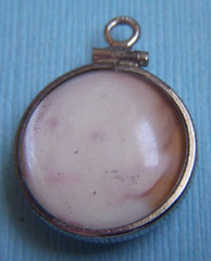 Vintage photo holder sterling charm