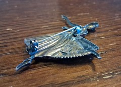 Vintage Lang Sterling Ballerina Dancer Brooch Pin 7g See Pics/Description