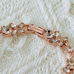 GIVENCHY Butterfly Bracelet Gold Tone 18cm Used Not Specified