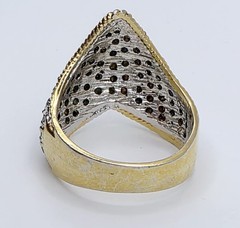 Vintage Ring Lot 5 Pc Estate Rhinestone Crystal Costume Wearable Craft Harvest