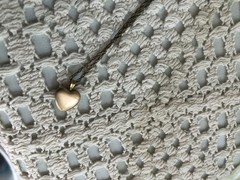 vintage locket 14k gold heart pendant necklace