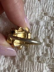 VTG C. ‘73 SARAH COVENTRY GRAPE BUNCH “GARDEN PARTY” RING Adjustable Sz 5.5