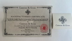 Camrose & Kross Jacqueline Kennedy Blue Topaz Silver Chain Link Bracelet JBK