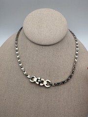 Vintage Art Deco Choker Style Clear Rhinestones- See Description