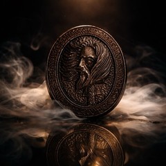🩸 Hand-Engraved Art Silver Ring Piece-Unique Cherry-Red Masterpiece 🩸