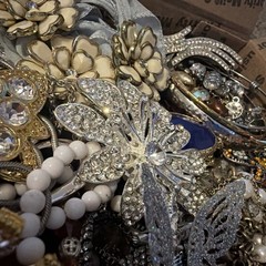 Vintage to Now Jewelry Lot, ALL WEARABLE Untested. No Broken. Box A2