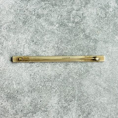 Sterling Top Vintage Floral Bar Brooch