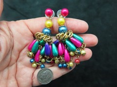 Vintage What We Wore In The 1980’s Gypsy Style Pierced Earrings