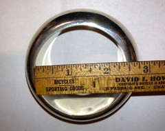 GREAT MODERNIST STERLING SILVER BANGLE BRACELET PATRICIA VON MUSULIN HEAVY 195gr