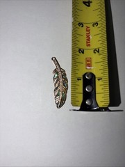 2 Inch Feather Style Brooch Mid-Century ￼