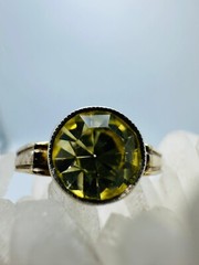 Vintage Gilt Silver Engagement Ring 875 soviet Women’s Jewelry