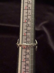 Vintage Estate 925 (Nickel Free) Ring Size 5.75 Leaf Branch Design Diamond Chips