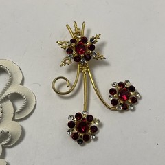 Vintage Lot Brooches/Pins Pewter Tona + More Mixed Lot Of 9