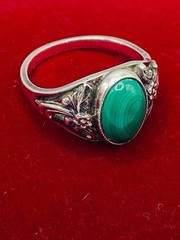 Vintage Fine Silver Ring 875 soviet ussr