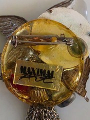 Maximal Art John Wind Wintage America Brooch, Waer To Celebrate The 250th