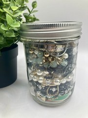 Vintage and Contemporary Mystery Jewelry Jar – Good Condition – 7