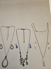 Vintage AVON Necklace Earring Sets Lot Of 3 Sets