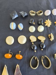 Earrings Lot 60 Pairs All Wearable Vintage Modern Jewelry Lot