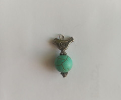 Vintage ball toriquse Tourquise stone pendant