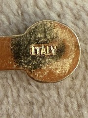 Italian Micro Mosiac Cross Necklace Pendant