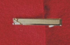 Vintage Swank Gold Tone Mesh Cufflinks and Clip Tie Bar Set Men’s