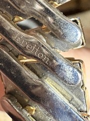 Vintage Bretton 1/20 12k Gold Filled Top Stainless Bottom Expandable Bracelet