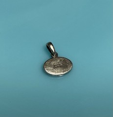 Tiny Sterling Silver Pink Enamel Marathon 26.2 Charm Pendant Running Runner .7g