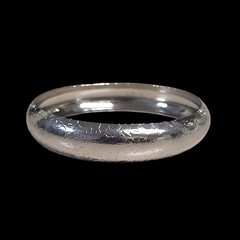 VTG Chunky Stainless Bangle Simple Everyday Statement Bracelet 9″ C