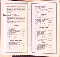 Jewelers Publicity Association Pamphlet Newark NJ 1920s-40s Advertising Guide
