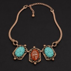 Selro Selini Vintage Art Nouveau Style Necklace Unsigned