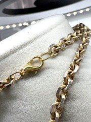 Gold Tone VTG Rhinestone 3D Flower Basket Pendant Necklace LOOK