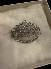 Vintage Arthur Pepper Mode-ART Marcasite Crown/Tiara Brooch/Pin 1950s-1970s