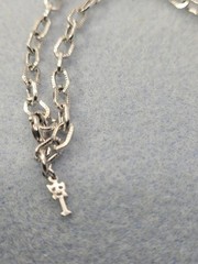 Silver-tone Fabergé egg-style Watch pendant Crown TRIFARY necklace 32in.