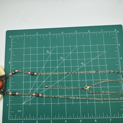 Antique Gold BOHO Tribal Totem Faux Bone TasselS Necklace