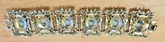 Selro Selini Vintage Green Chunky Bracelet & Earrings Set