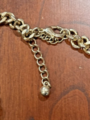 8 Vintage Now Gold Tone White Paint Necklaces Monet Vendome Roget Napier Earring