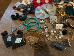60 Pairs Vintage Earring Lot 1980s 1990s Pierced