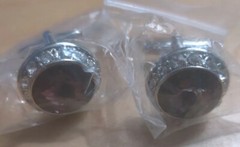 Pair Of Cufflinks – New No Brand Name On Cufflinks Purple Stone